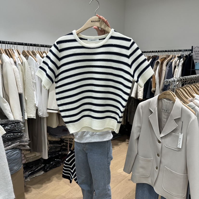 M.G.N東大門代購女裝新品熱賣真品職業時尚26春夏針織衫MAGNET針織衫圖色1