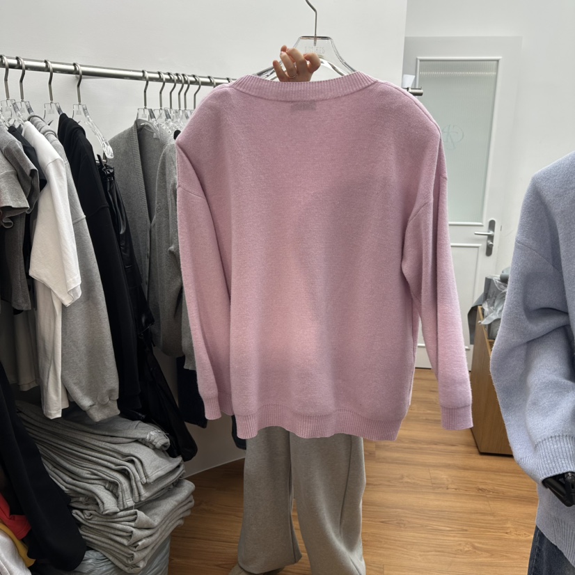 GABIZON韓國代購女士新品推薦職業熱賣26春夏針織衫刺繡開衫GABIZON針織衫