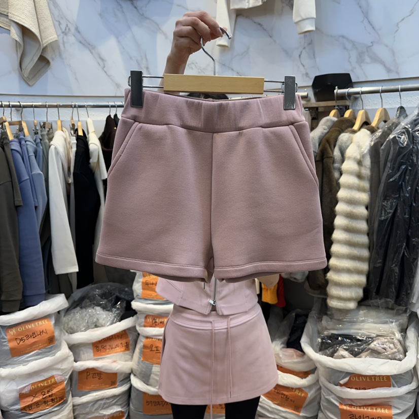 OLIVE TrEE韓國代購女士新品職業推薦26春夏休閑真品短褲OLIVE TrEE短褲圖色1