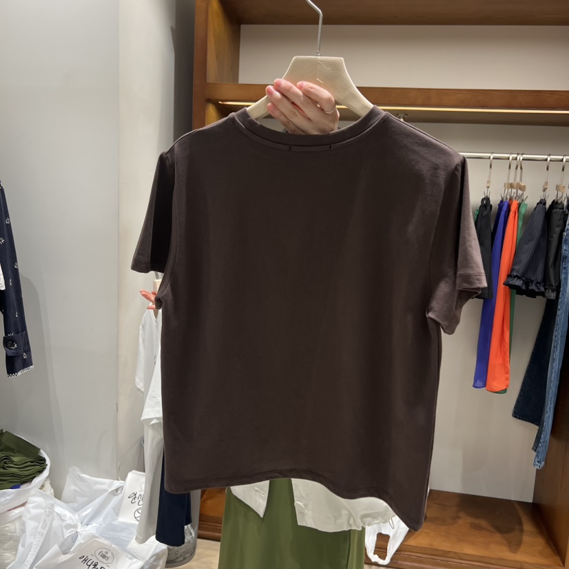 THE CAMEL東大門實拍女士新品職業T恤the came_l 家T恤