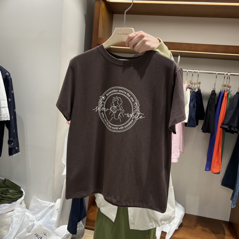 THE CAMEL東大門實拍女士新品職業T恤the came_l 家T恤圖色1