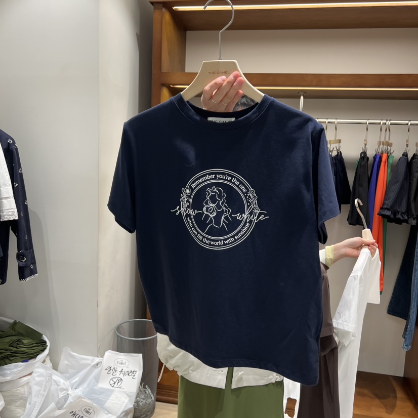 THE CAMEL東大門實拍女士新品職業T恤the came_l 家T恤圖色2