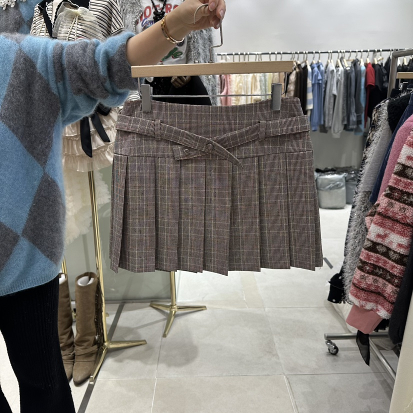 JENNY 1976韓國直郵女士新款時尚真品人氣熱賣裙褲含腰帶JENNY 1976裙褲圖色1