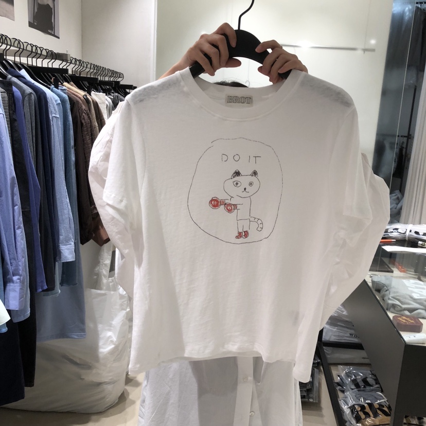 BROT東大門實拍女士新款人氣真品職業休閑熱賣26春夏推薦T恤BROTT恤圖色1