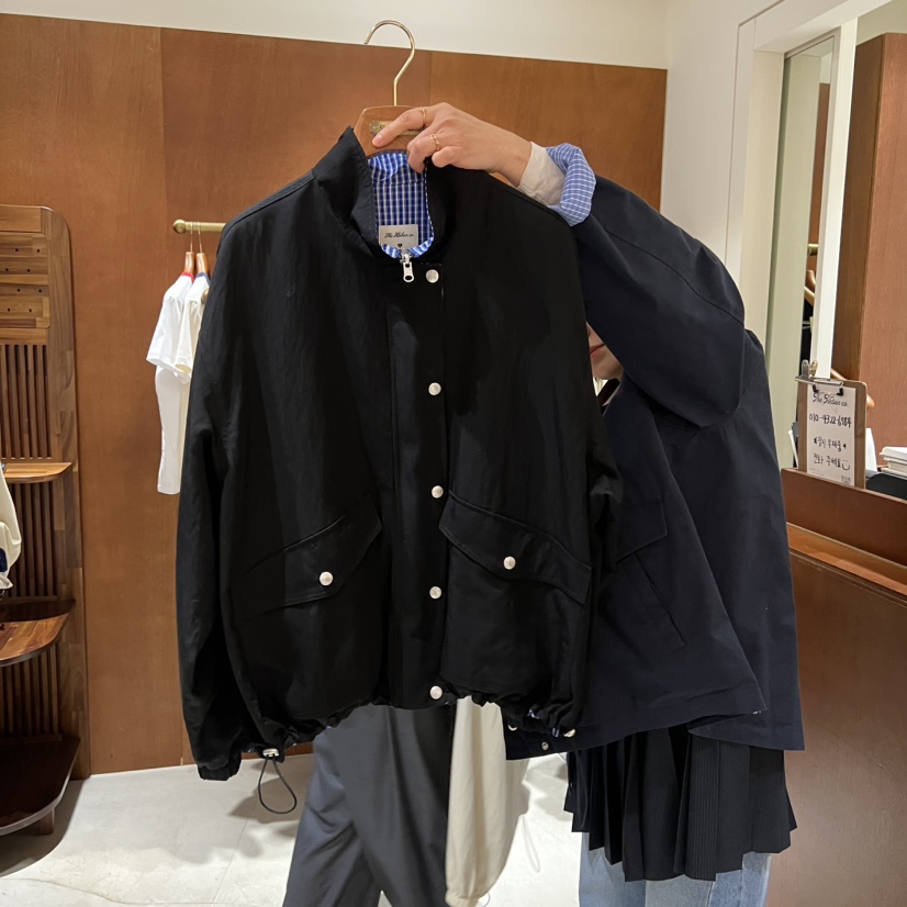 HEBON東大門直郵女士新品休閑26春夏熱賣真品推薦夾克雙面HEBON夾克圖色2