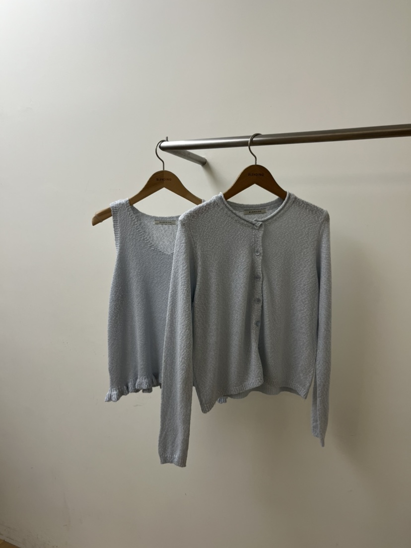 BLENDING-p東大門實拍女士新款真品熱賣時尚26春夏套裝兩件套BLENDING-p套裝圖色2