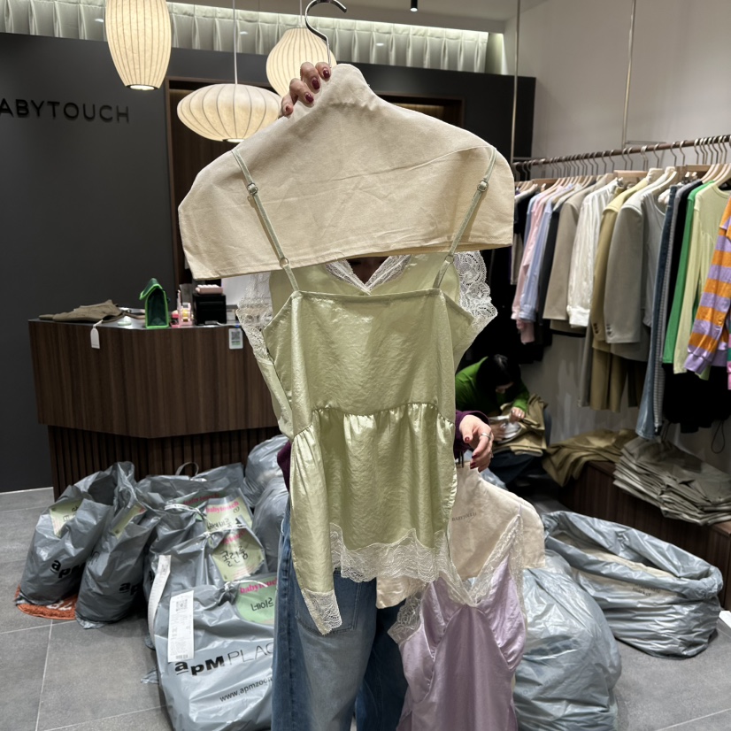 BABYTOUCH韓國代購女士新品26春夏時尚熱賣真品推薦吊帶背心BABYTOUCH吊帶/背心