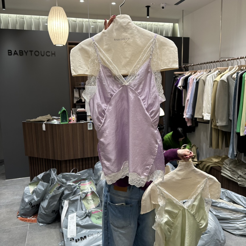 BABYTOUCH韓國代購女士新品26春夏時尚熱賣真品推薦吊帶背心BABYTOUCH吊帶/背心圖色2
