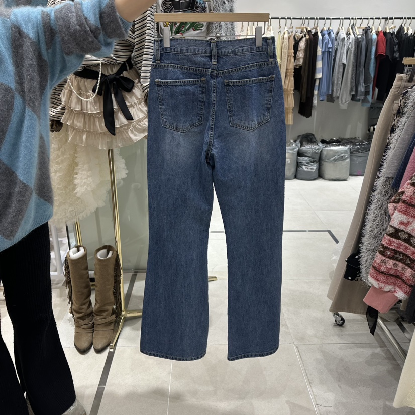 JENNY 1976韓國直郵女裝新款人氣熱賣26春夏職業推薦牛仔褲JENNY 1976牛仔褲