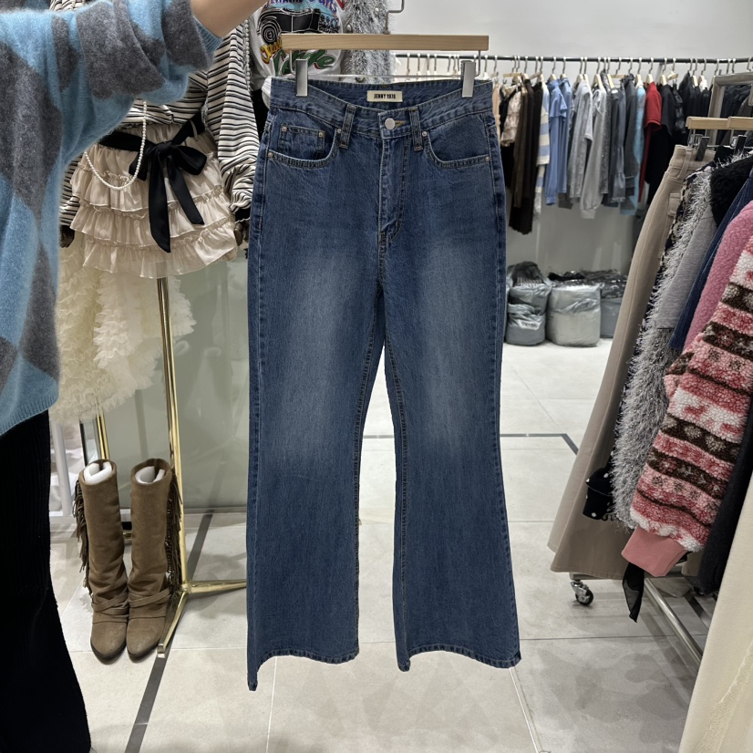 JENNY 1976韓國直郵女裝新款人氣熱賣26春夏職業推薦牛仔褲JENNY 1976牛仔褲圖色1