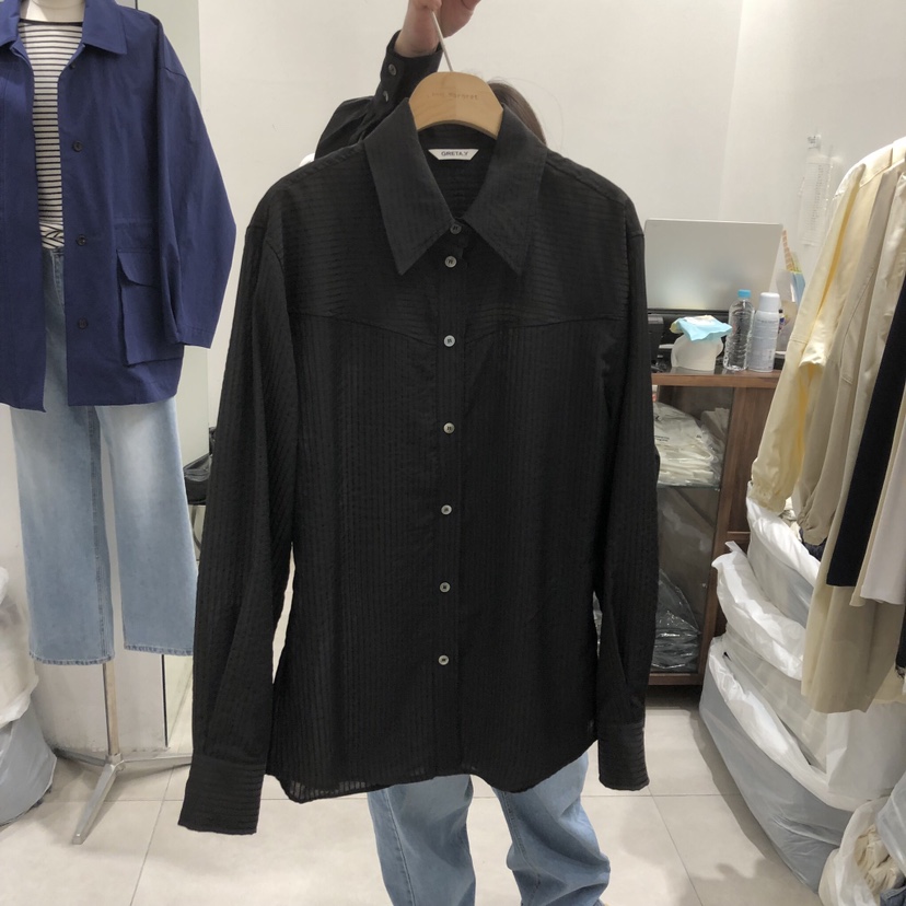 ANN MARGRET韓國直郵女士新款時尚襯衫蕾絲衫GRETA.Y襯衫/蕾絲衫圖色2