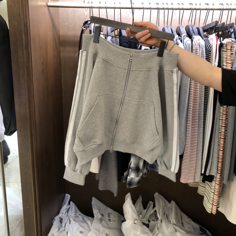 VIRKIN韓國直郵女裝新品推薦熱賣人氣真品時尚休閑夾克拉鏈VIRKIN夾克圖色1