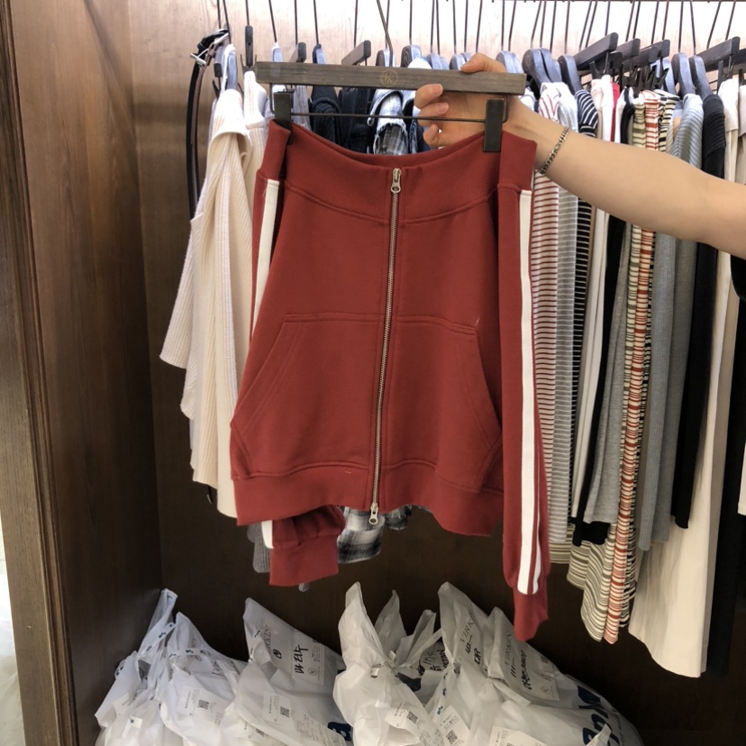 VIRKIN韓國直郵女裝新品推薦熱賣人氣真品時尚休閑夾克拉鏈VIRKIN夾克圖色3