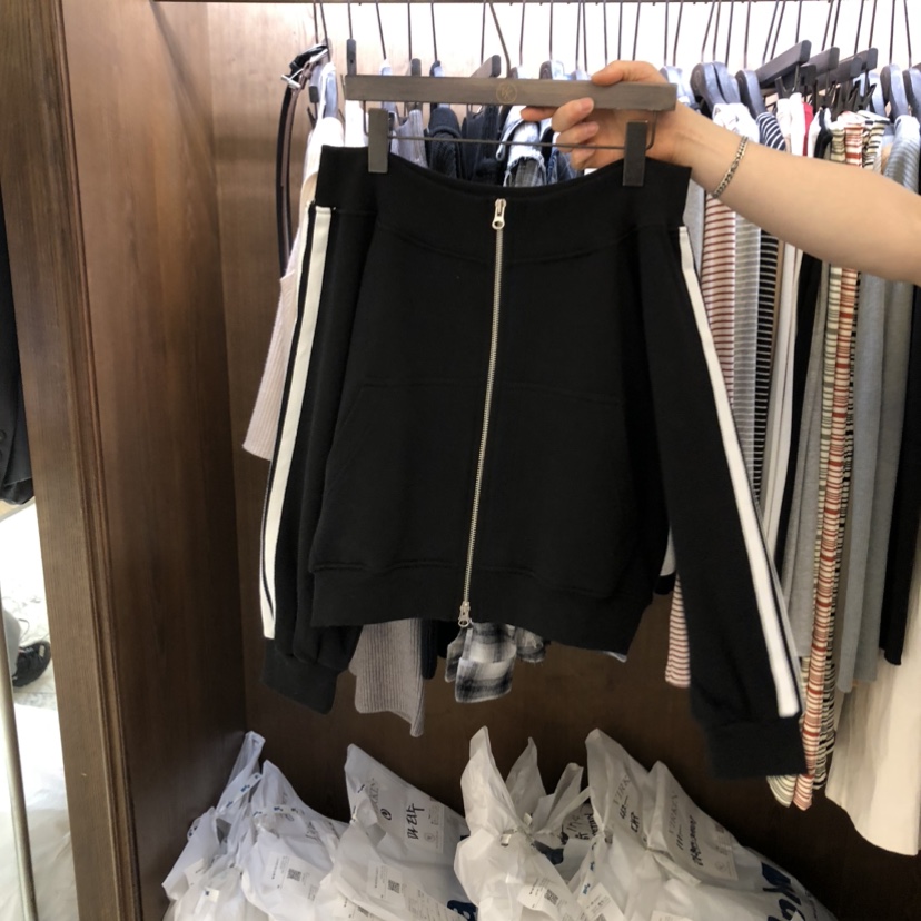 VIRKIN韓國直郵女裝新品推薦熱賣人氣真品時尚休閑夾克拉鏈VIRKIN夾克圖色4