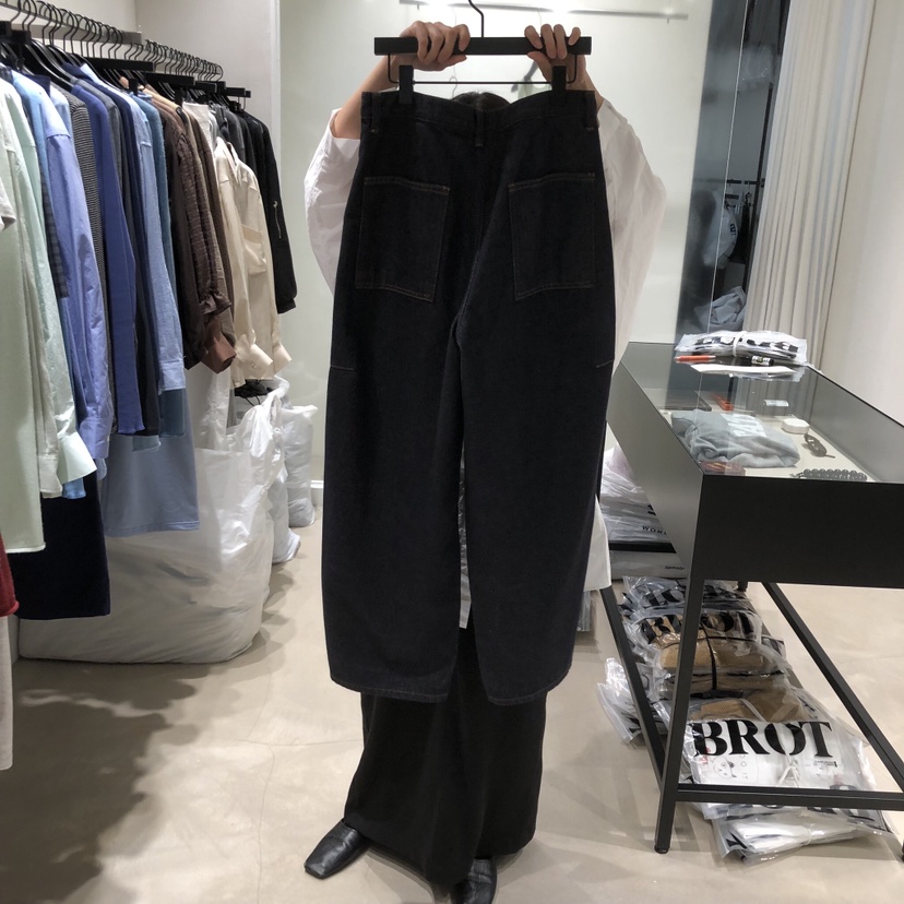 BROT東大門直郵女裝新款時尚推薦職業26春夏真品休閑褲羅紋BROT休閑褲