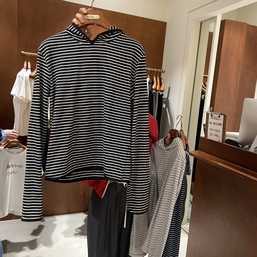 HEBON東大門直郵女士新品人氣推薦休閑真品職業熱賣長袖T恤HEBON長袖T恤圖色2