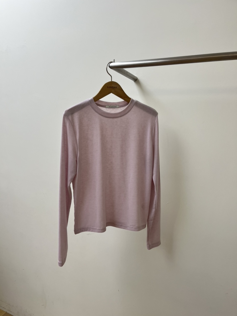 BLENDING-p東大門代購女裝新款職業真品休閑推薦長袖T恤BLENDING-p長袖T恤圖色2