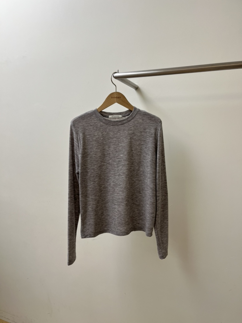 BLENDING-p東大門代購女裝新款職業真品休閑推薦長袖T恤BLENDING-p長袖T恤圖色4