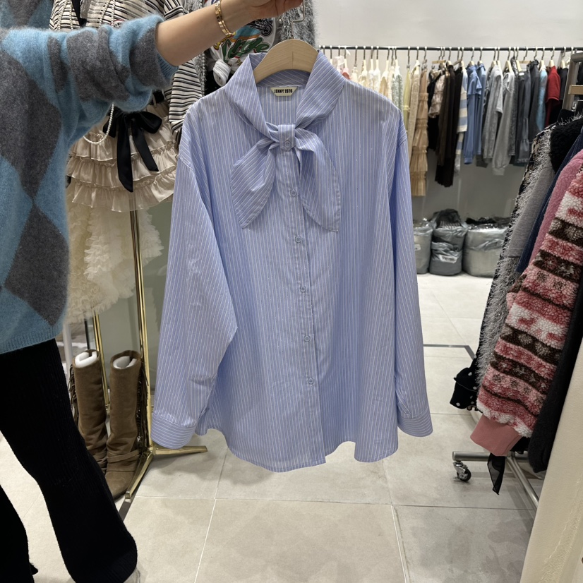 JENNY 1976東大門直郵女士新款26春夏職業真品襯衫蕾絲衫JENNY 1976襯衫/蕾絲衫圖色2