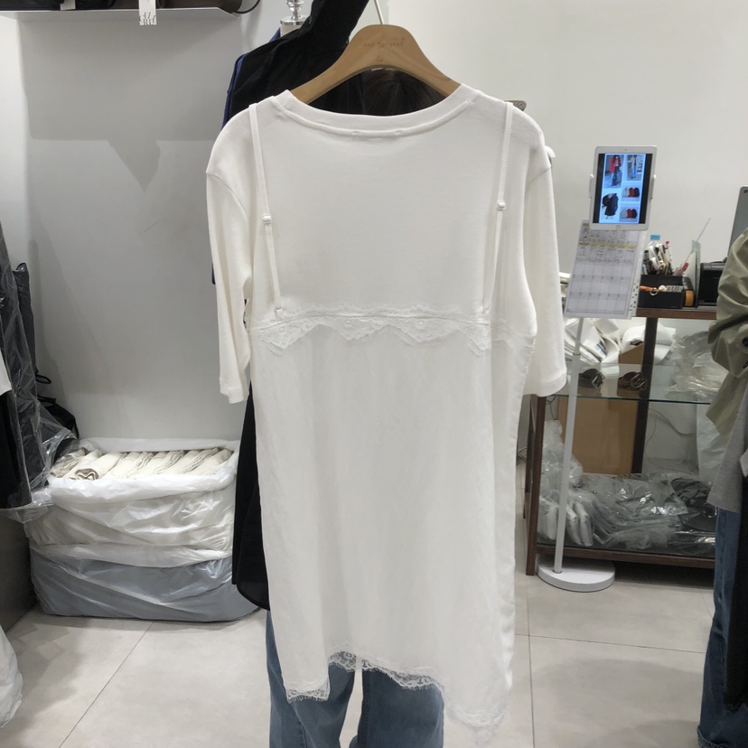 ANN MARGRET東大門代購女裝新款時尚連衣裙假兩件GRETA.Y連衣裙