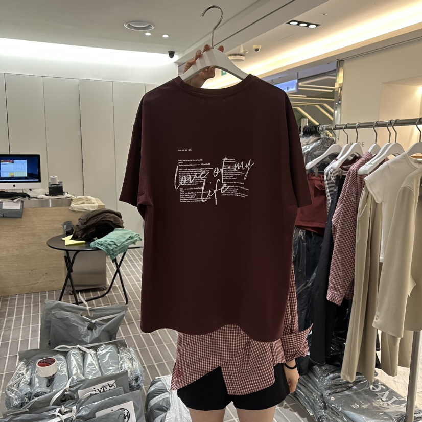 VIVE韓國代購女士新款職業真品休閑時尚26春夏推薦熱賣T恤VIVET恤