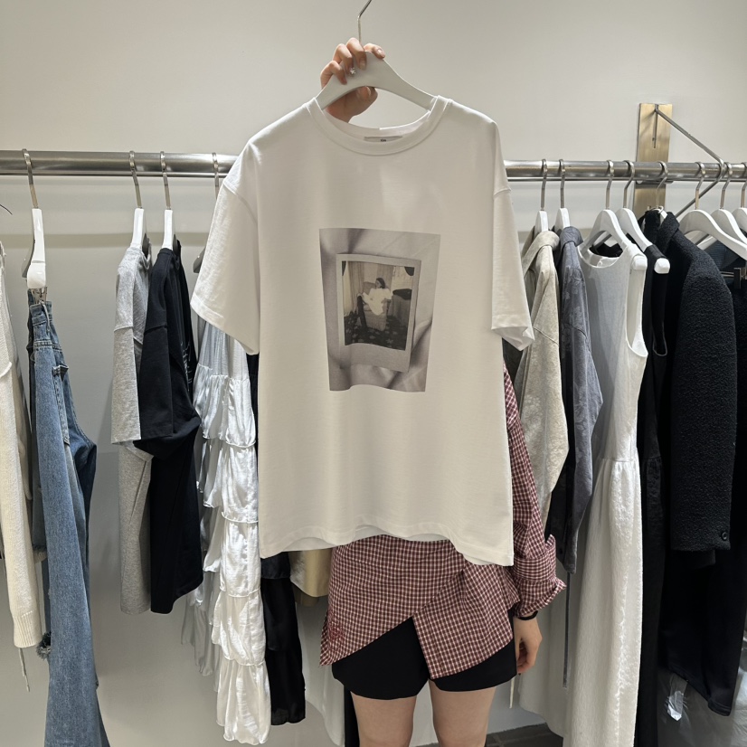 VIVE韓國代購女士新款職業真品休閑時尚26春夏推薦熱賣T恤VIVET恤圖色1