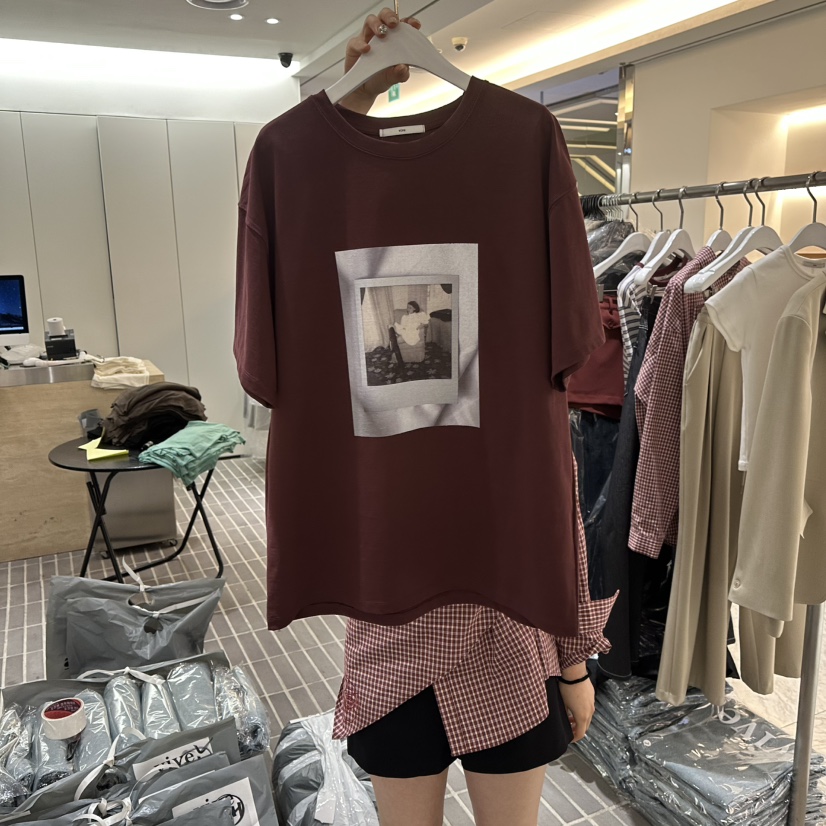 VIVE韓國代購女士新款職業真品休閑時尚26春夏推薦熱賣T恤VIVET恤圖色4