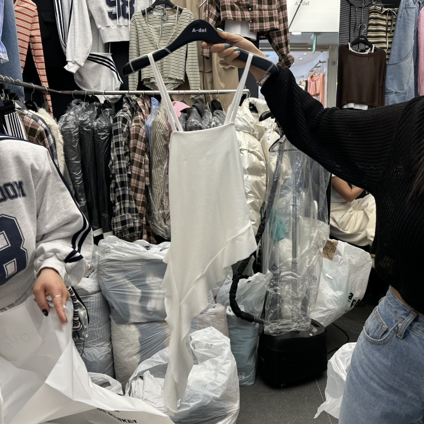 A-DEL東大門代購女裝新品人氣熱賣26春夏真品推薦吊帶背心A-DEL吊帶/背心圖色1