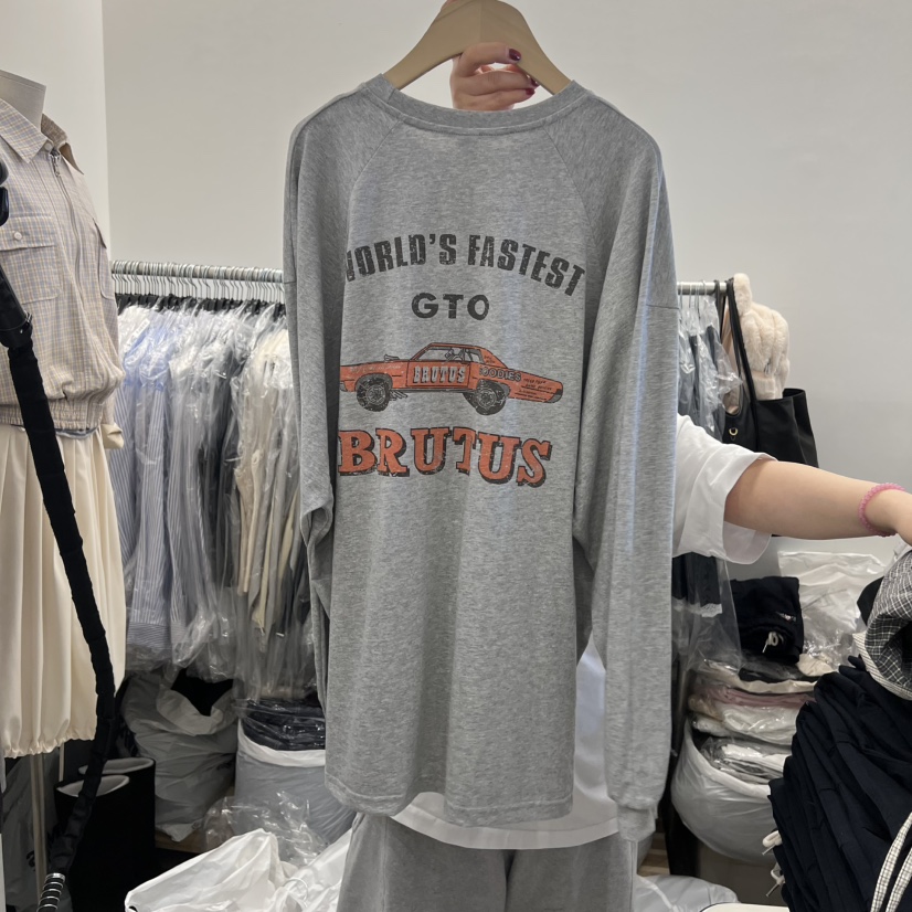 TAN&amp;COMO韓國代購女裝新款真品熱賣時尚職業長袖T恤tan-COMO長袖T恤