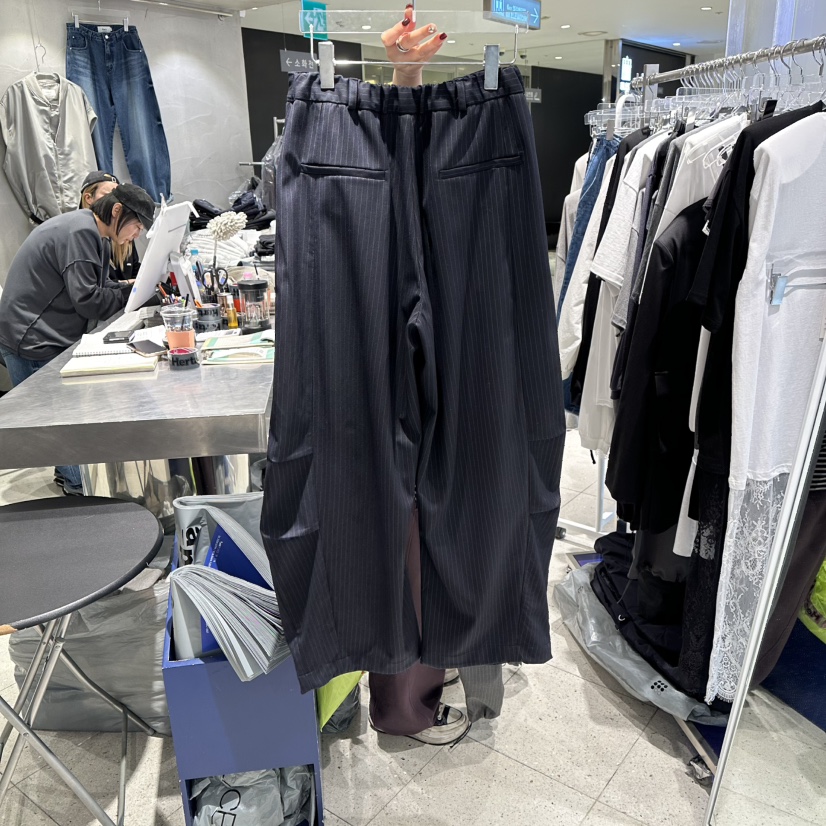 HERTZ-P東大門代購女士新品26春夏時尚休閑職業休閑褲條紋HERTZ-P休閑褲