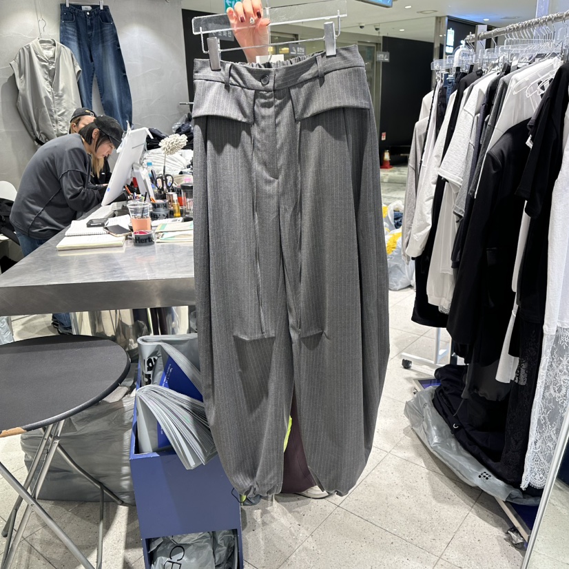 HERTZ-P東大門代購女士新品26春夏時尚休閑職業休閑褲條紋HERTZ-P休閑褲圖色1