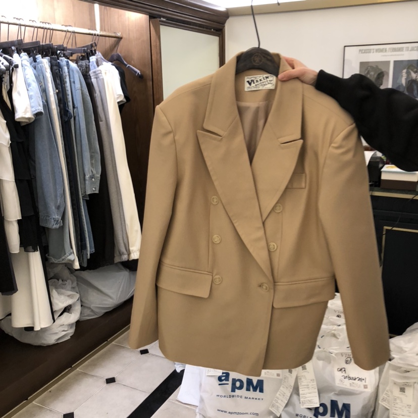 VIRKIN東大門實拍女士新款真品時尚26春夏熱賣人氣夾克雙層VIRKIN夾克圖色2