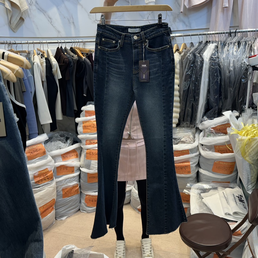 OLIVE TrEE東大門實拍女士新品職業休閑26春夏人氣牛仔褲OLIVE TrEE牛仔褲圖色1