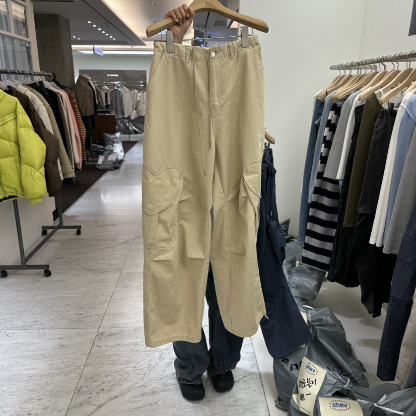 CHAV東大門代購女裝新款人氣推薦真品26春夏休閑褲工裝褲CHAV休閑褲圖色1