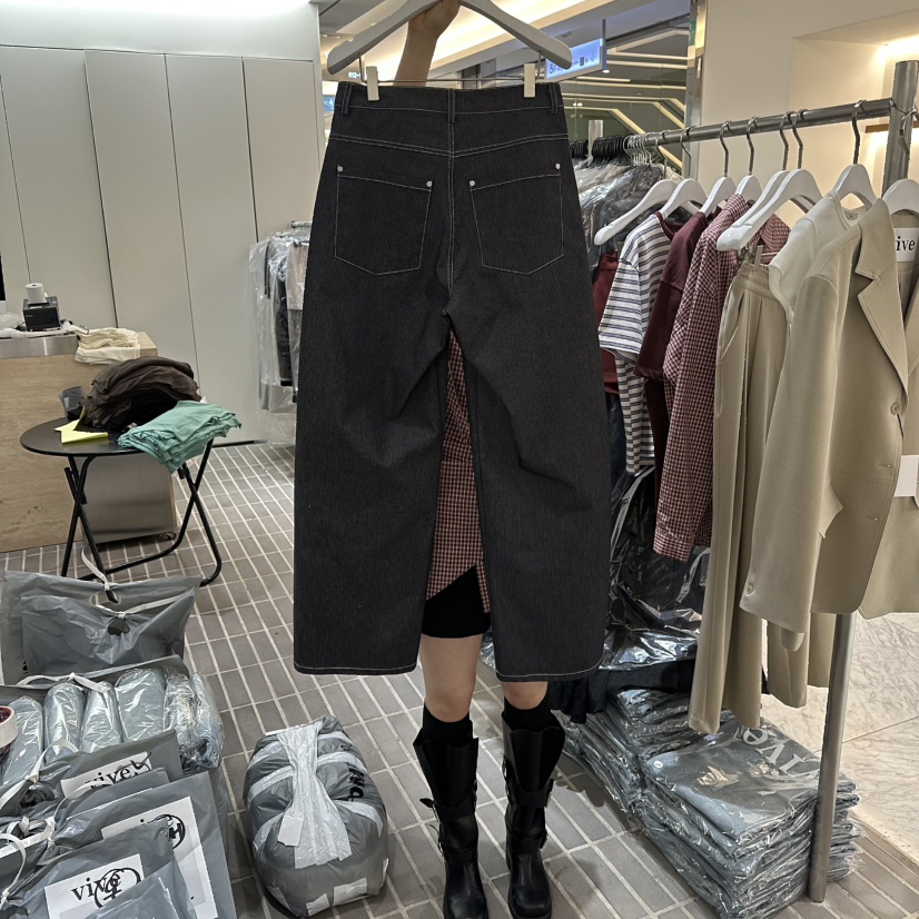 VIVE韓國直郵女裝新品職業時尚推薦26春夏真品休閑牛仔褲VIVE牛仔褲