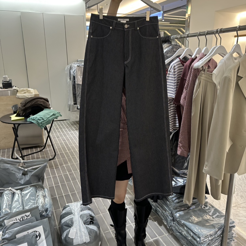 VIVE韓國直郵女裝新品職業時尚推薦26春夏真品休閑牛仔褲VIVE牛仔褲圖色2