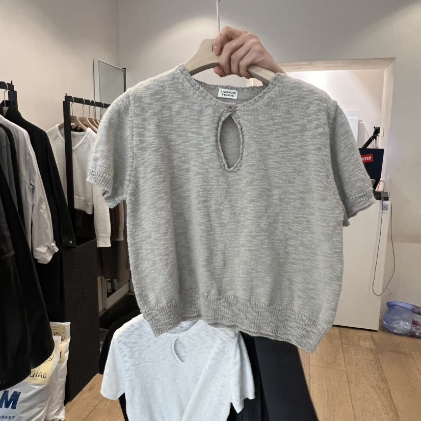 LA MAGIE FEMME韓國直郵女士新款職業熱賣人氣26春夏針織衫Lamagie Femme針織衫圖色2