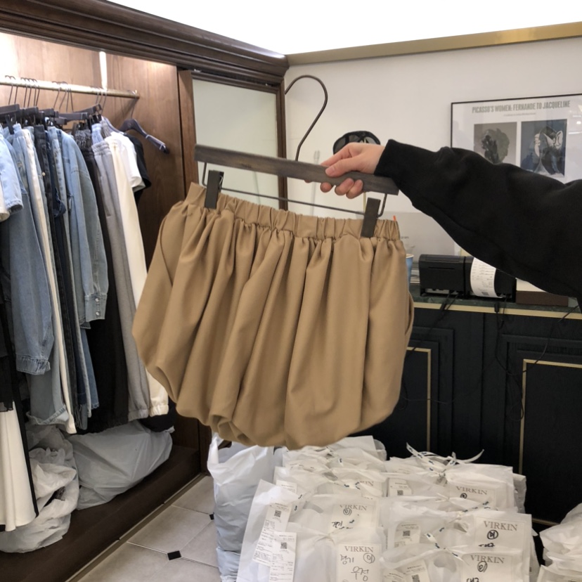 VIRKIN韓國直郵女士新款26春夏時尚推薦熱賣真品短褲雙層VIRKIN短褲