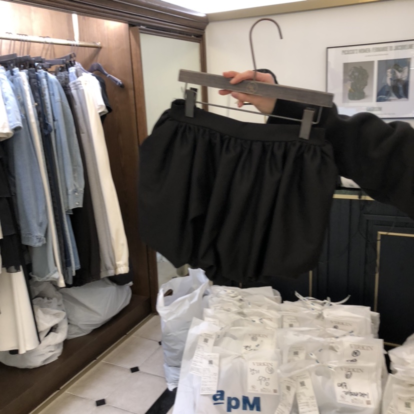 VIRKIN韓國直郵女士新款26春夏時尚推薦熱賣真品短褲雙層VIRKIN短褲圖色3