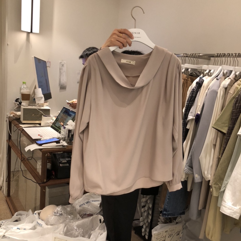 VENIR-a韓國代購女士新品人氣真品推薦職業休閑襯衫蕾絲衫VENIR-a襯衫/蕾絲衫圖色2