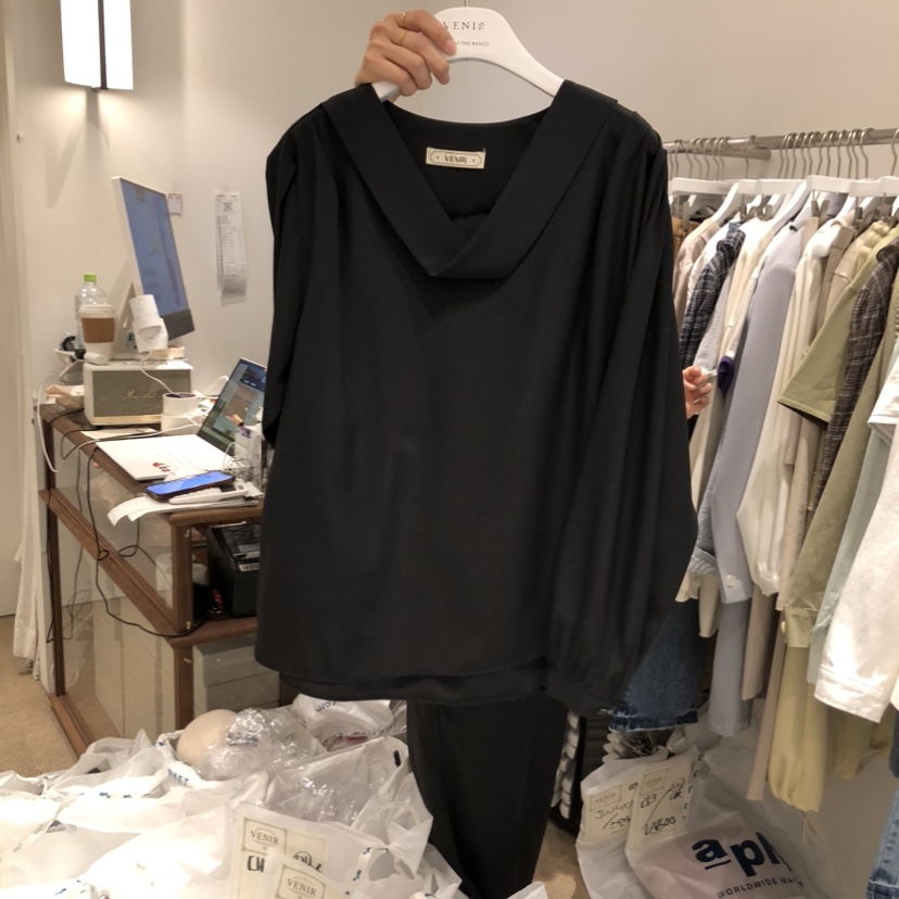 VENIR-a韓國代購女士新品人氣真品推薦職業休閑襯衫蕾絲衫VENIR-a襯衫/蕾絲衫圖色3