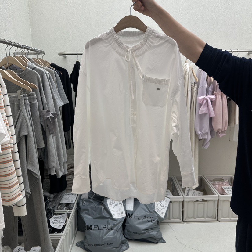 HUMMING BIRD東大門代購女士新品休閑推薦26春夏襯衫蕾絲衫HUMMING BIRD襯衫/蕾絲衫圖色2