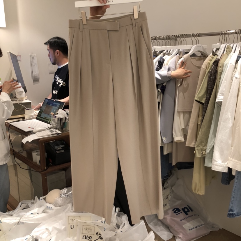 VENIR-a韓國直郵女士新款時尚職業推薦真品熱賣人氣休閑褲VENIR-a休閑褲圖色1