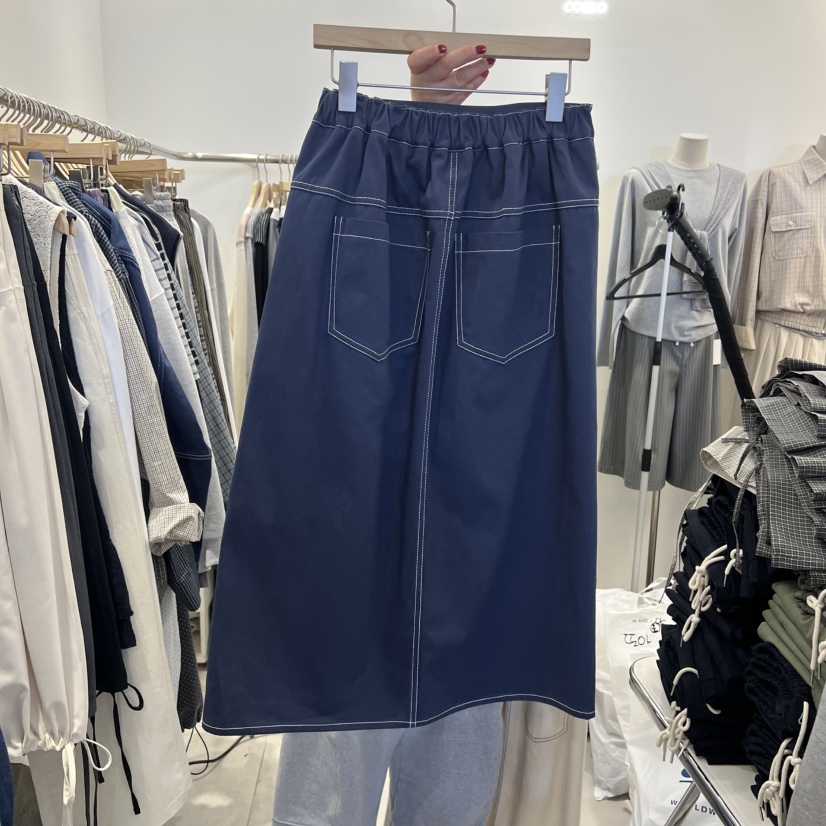 TAN&amp;COMO東大門實拍女士新款真品人氣推薦半身裙中短裙tan-COMO半身裙/中短裙