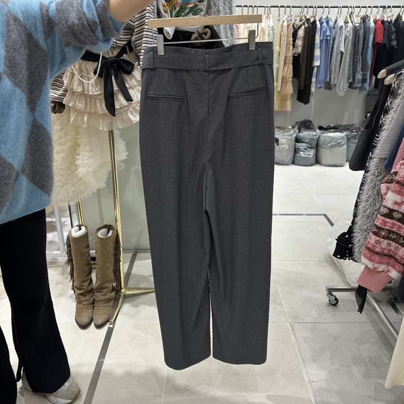 JENNY 1976韓國直郵女士新款時尚人氣真品推薦休閑褲含腰帶JENNY 1976休閑褲