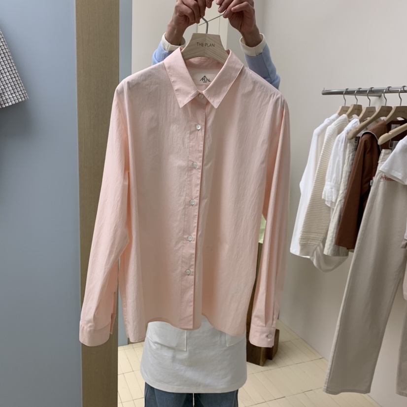 THEPLAN韓國直郵女士新款職業熱賣26春夏休閑人氣襯衫蕾絲衫THE PLAN襯衫/蕾絲衫圖色1