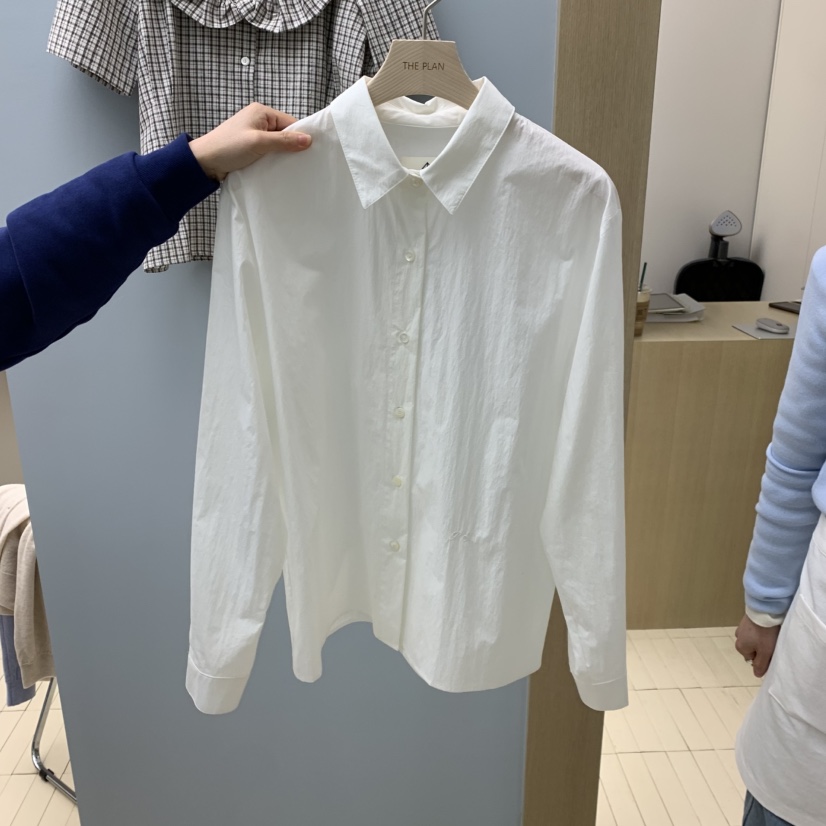 THEPLAN韓國直郵女士新款職業熱賣26春夏休閑人氣襯衫蕾絲衫THE PLAN襯衫/蕾絲衫圖色3