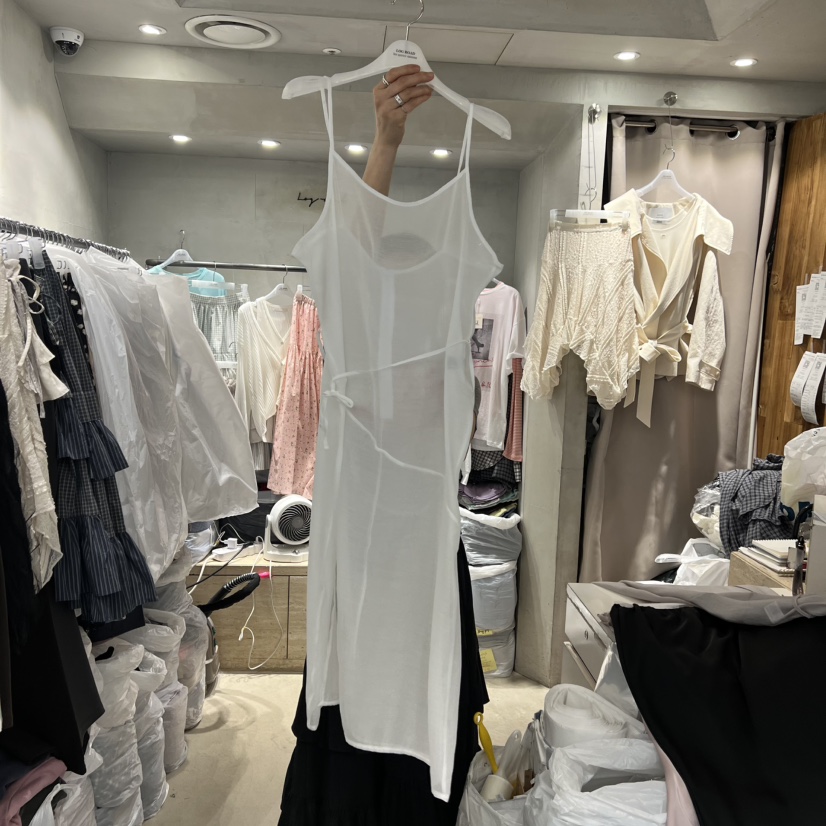 LOGROAD東大門代購女士新品時尚真品人氣職業26春夏連衣裙LOG ROAD連衣裙圖色1