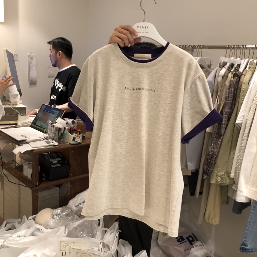 VENIR-a東大門實拍女裝新款推薦人氣職業熱賣真品時尚T恤VENIR-aT恤圖色2