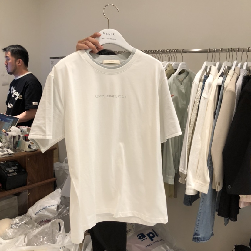 VENIR-a東大門實拍女裝新款推薦人氣職業熱賣真品時尚T恤VENIR-aT恤圖色3